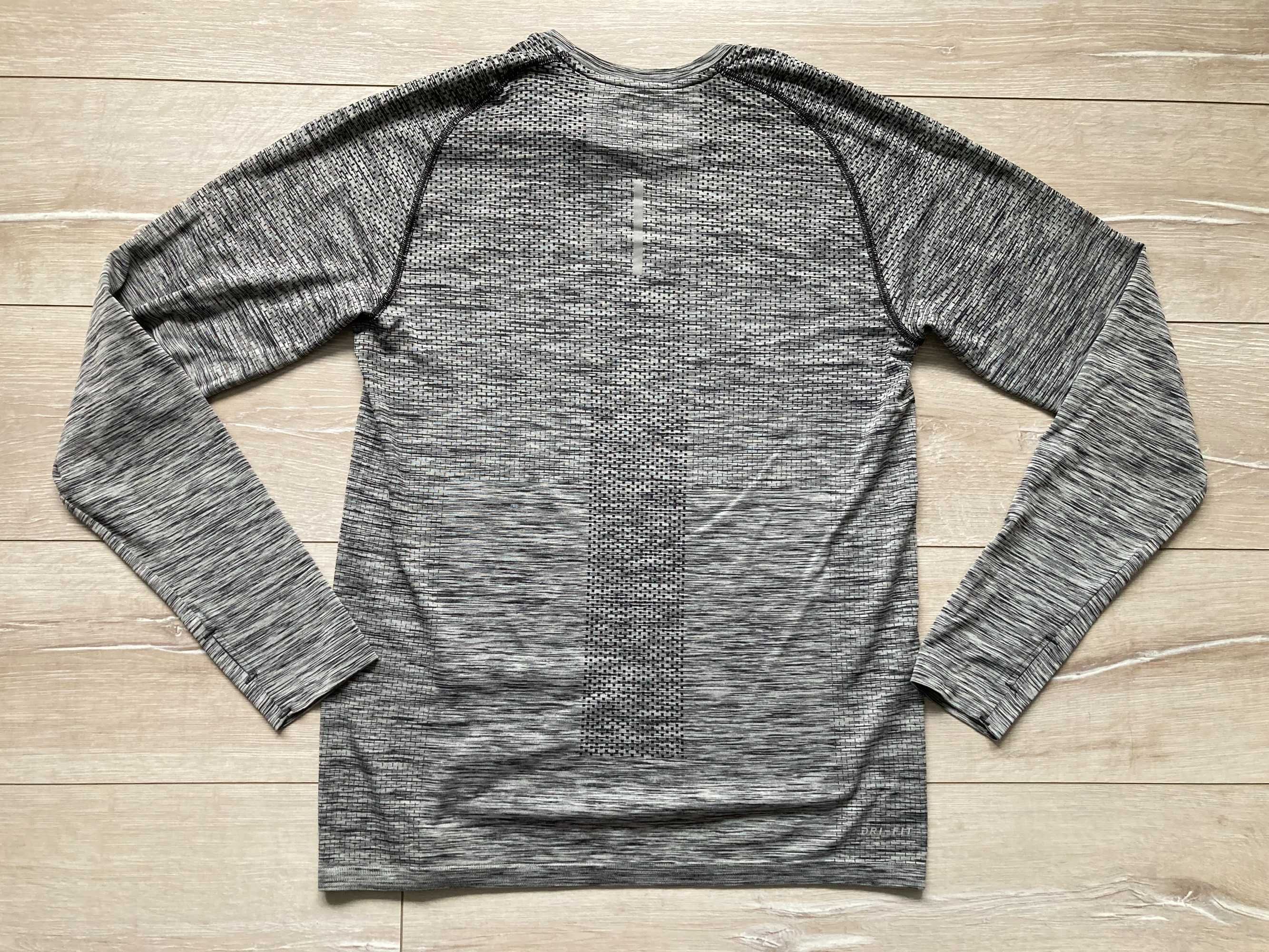 Найк Nike Dri Fit Knit Running мъжка блуза фланела размер М