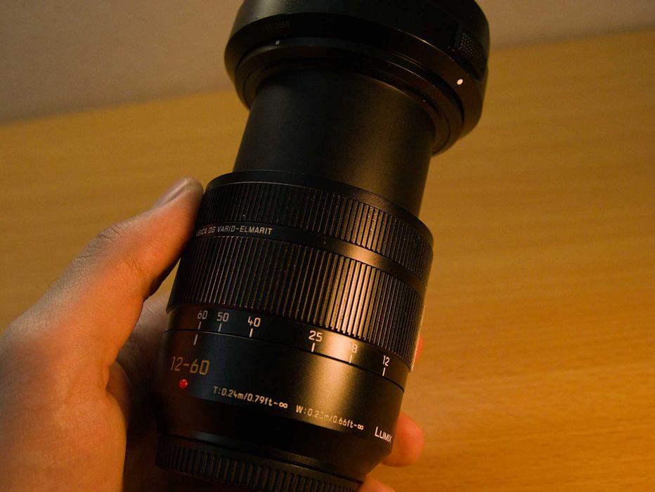 Обектив Panasonic Leica 12-60mm f/2.8-4.0 (Работещ, но с проблем)