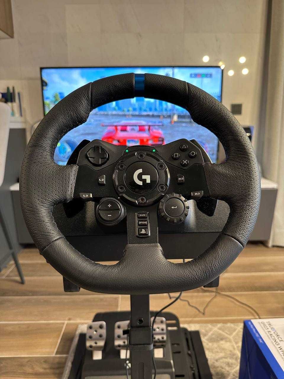 Logitech G923 PS5 PS4 PC + WS Wheel Stand Lite