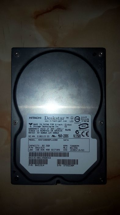 vand Hdd-Hitachi
