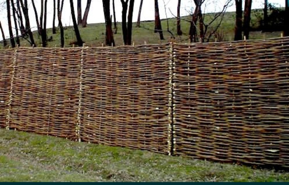 Panouri ornamentale, rustice , de gradina împletite manual