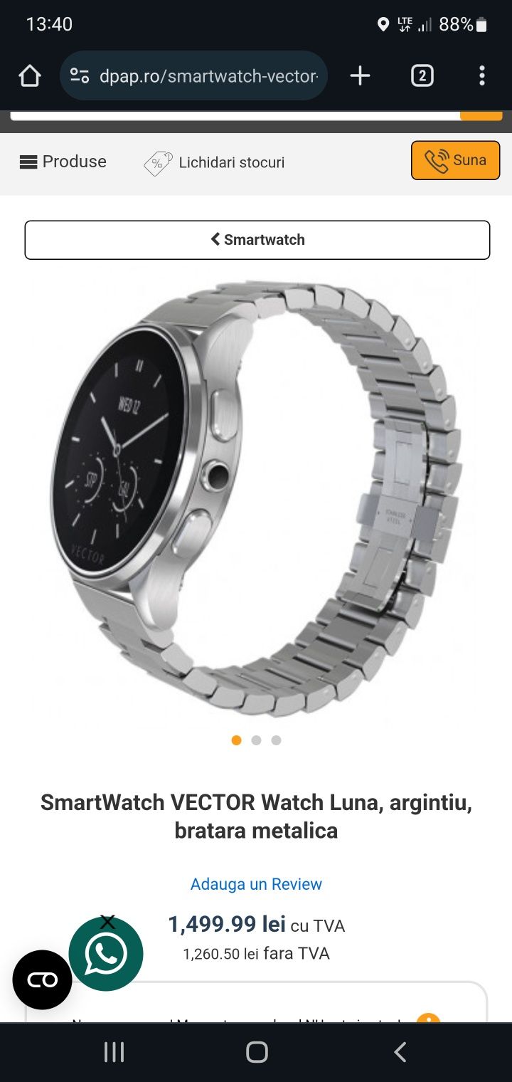 Smart watch Vector Luna