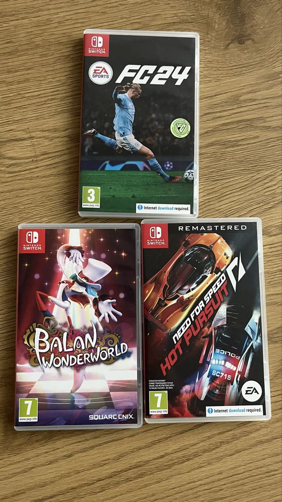 Три броя игри за nintendo switch