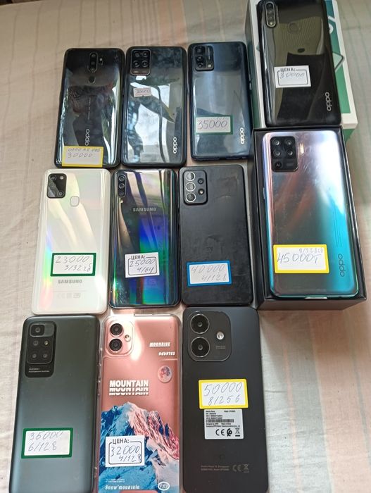 Смартфоны Samsung,xiaomi, oppo
