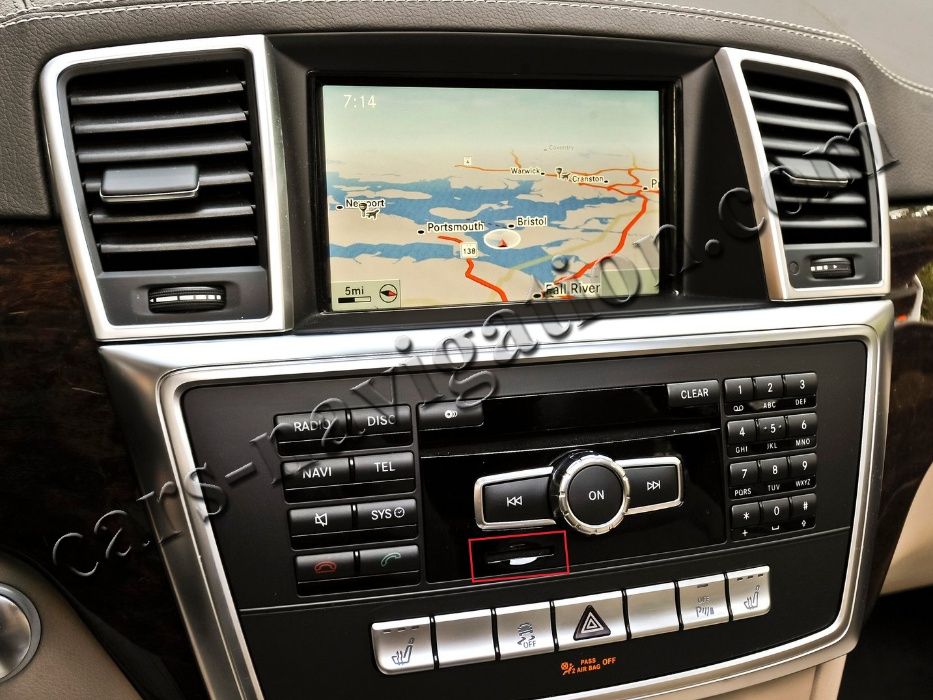 Ъпдейт навигация Мерцедес 2024 България Mercedes E ML G GL CLS GLA GLK