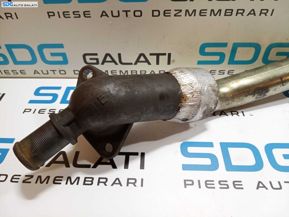 Teava Conducta Flansa Tub Tubulatura Apa Vas Expansiune Termostat Ford Kuga 2.0 TDCI 2008 - 2012 Cod 9646559580 [M6184]