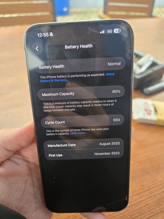 İphone 15 Pro Max Natural Titanium 256GB