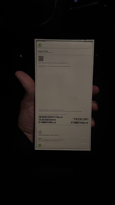 Iphone 17 pro max 2TB