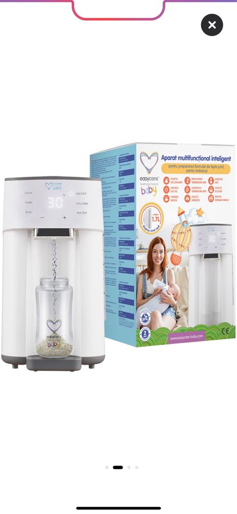 Уред Easycare® Baby За приготвяне на адаптирано мляко за бебета