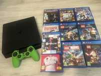 Намален плейстейшън 4 Слим с 10 игри