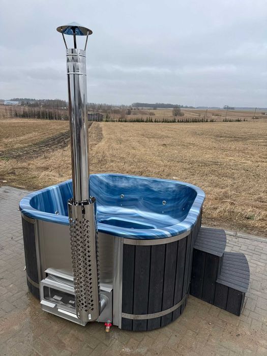 BLACK FRIDAY Ciubar jacuzii acrilic patrat 200cm