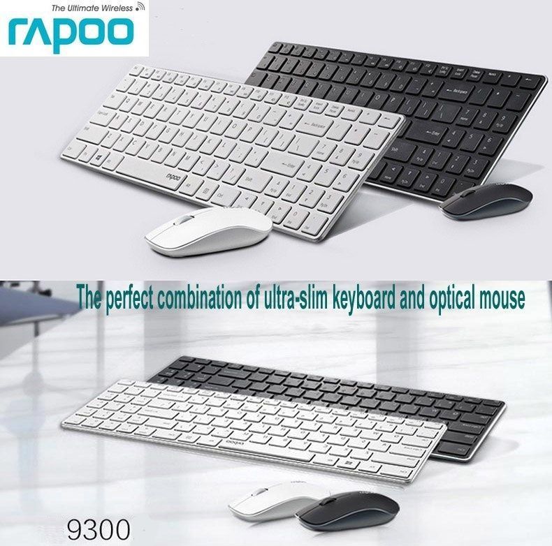 СКИДКА! RU/ENG! (2в1) Rapoo 9300M Беспроводная Клавиатура и мышка/мышь