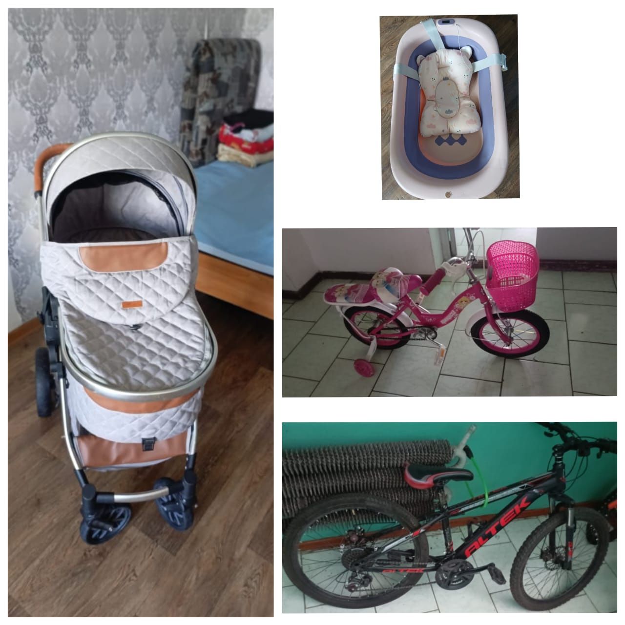 Продам  велосипед коляска