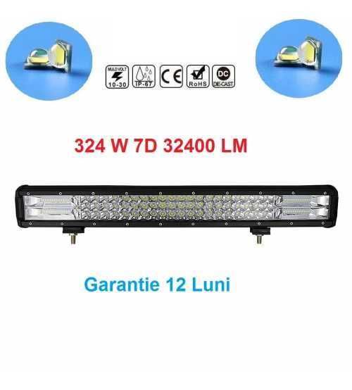 Led Bar 324w 58 cm spot flood