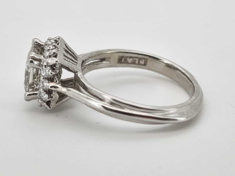 Inel Tacori platina si diamante  pret initial 20.000lei