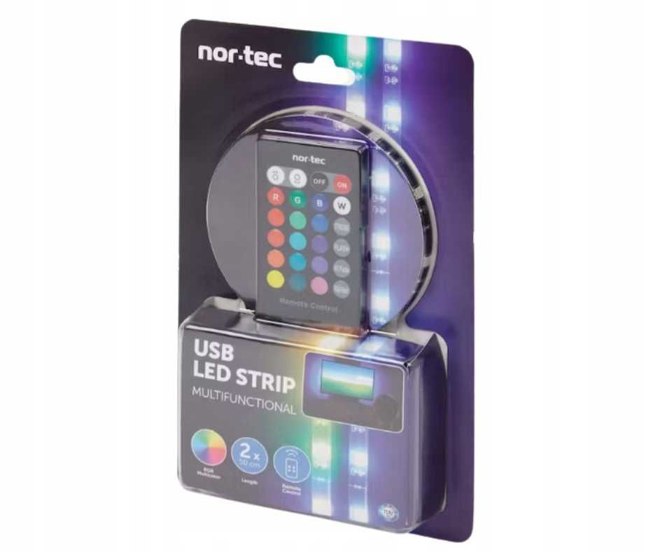 USB LED лента Nor-Tec 2бр 50 см