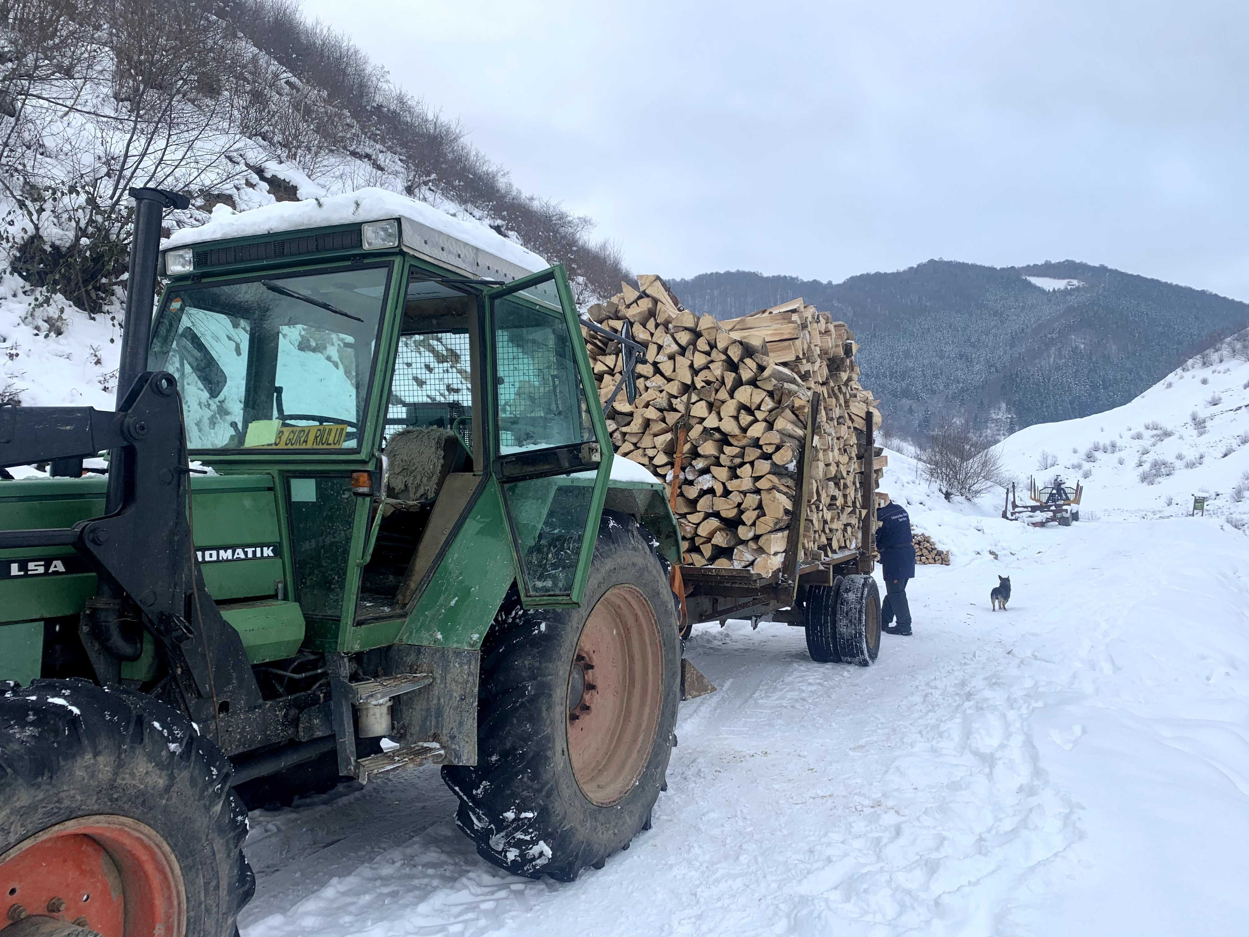 Tractor Fendt de padure