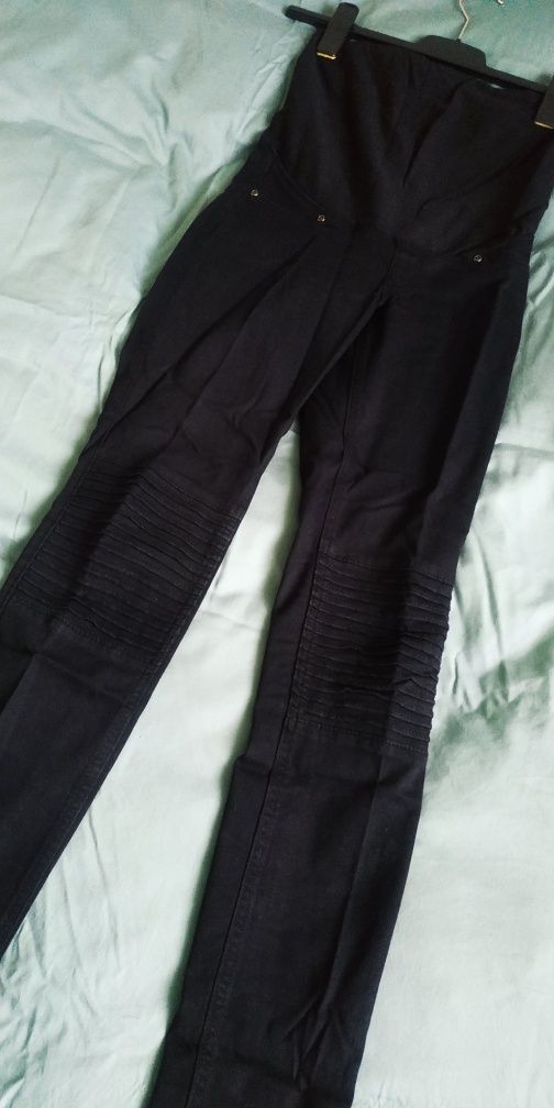 Pantaloni gravide H&M MAMA tip colanți de motociclist XS