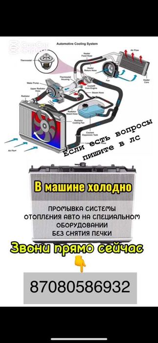 Мы делаем полный уход за системой отопление вашего автомобиля.