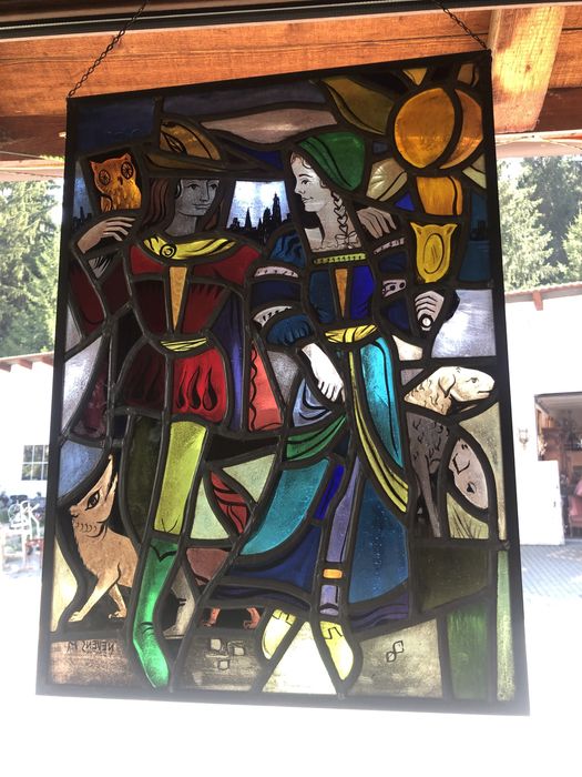 Vitral vechi de colecție