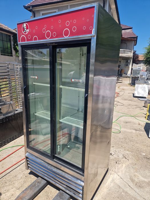Masina gheata, Vitrina rece, frigider inox cu usi, vitrina frigorific