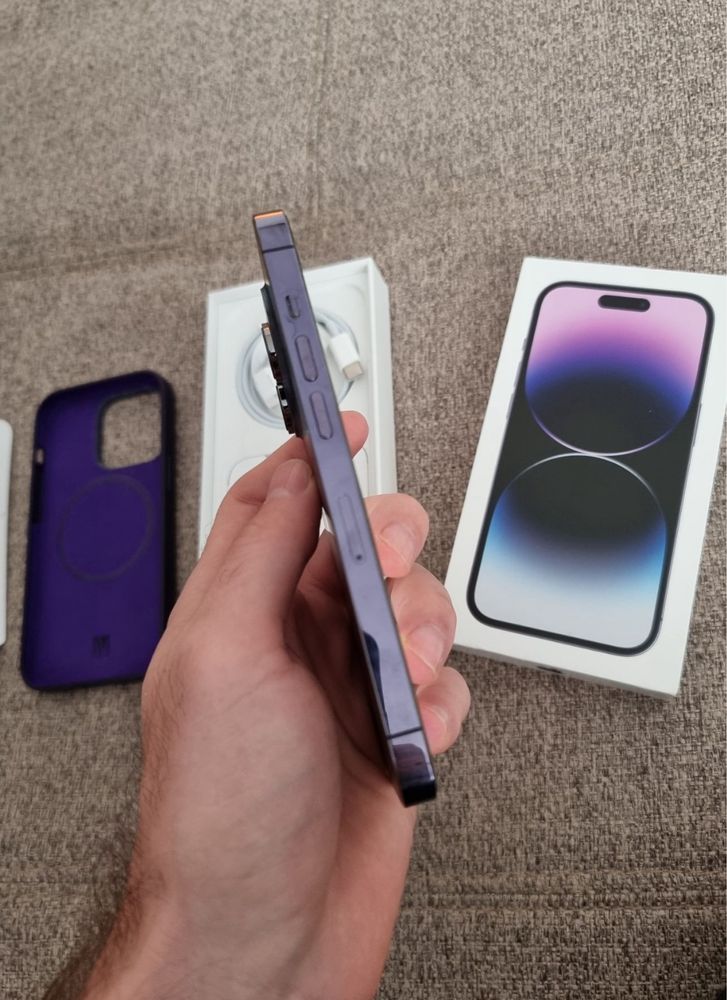 iPhone 14 Pro  purple / mov  100% Viata Bateriei