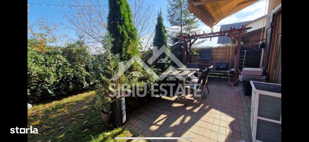 Casa moderna, de inchiriat, cu 3 camere, 2 bai, terasa