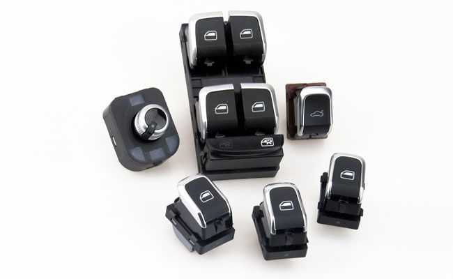 Set butoane cromata geamuri, oglinzi, portbagaj - Audi A4 B8, A5, Q5