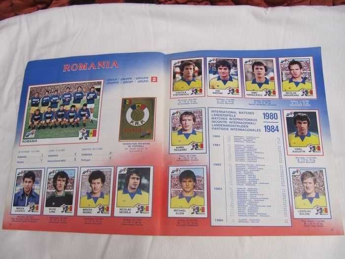Panini Album Euro 1984 complet 100%