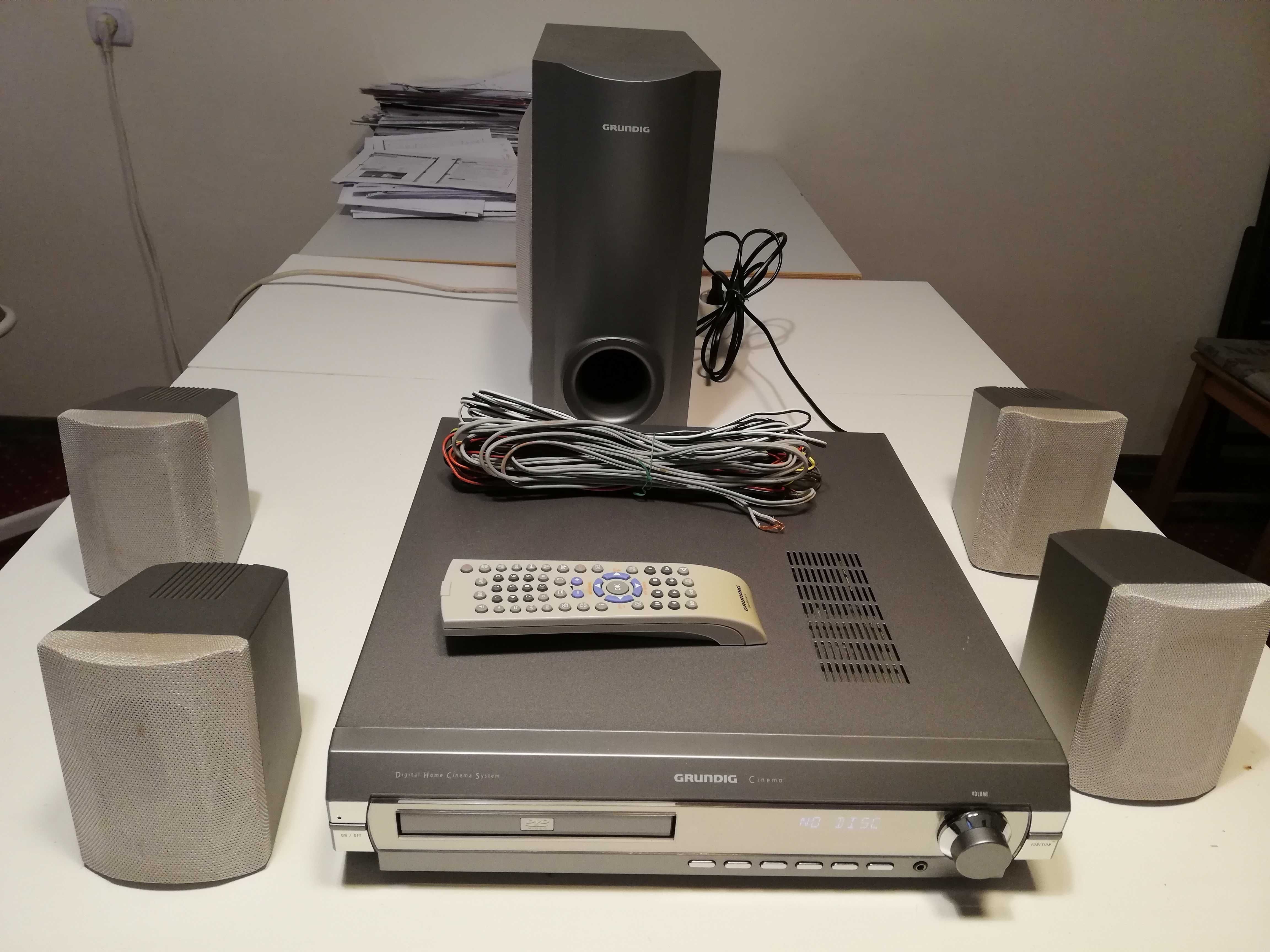 GRUNDIG model DR3400 DD - Sistem Home 5.1/DTS (DVD/Amplificator/Boxe)