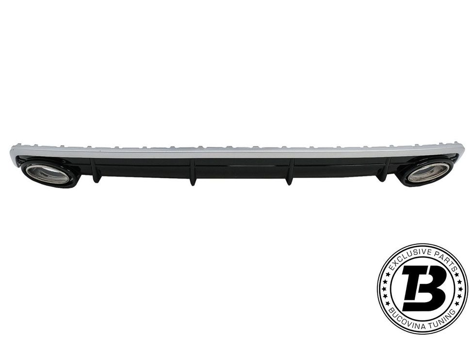 Difuzor Bara Spate cu Ornamente compatibil cu Audi Q7 4M RSQ7 Design