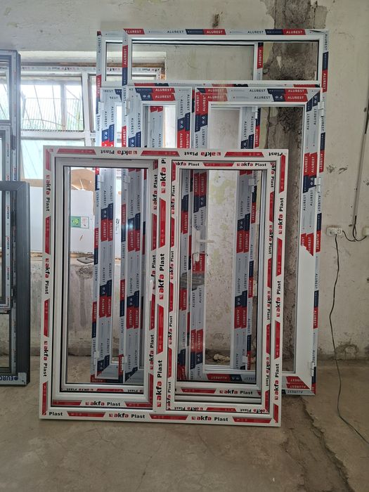 Akfa va boshqa turdagi plastik va alyumin rom, eshiklari
