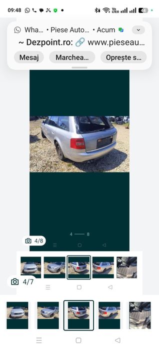 Piese motor cutie automata ușa bara faruri volanta audi A6 C5 2.5tdi