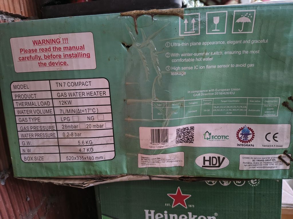 Calore TN7 Compact - Încălzitor Instant Apă Caldă(Nou)