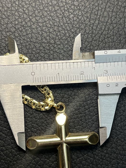 Златен Ланец кръст синджир krast ланче 14 к 585 gold zlato lanec lance