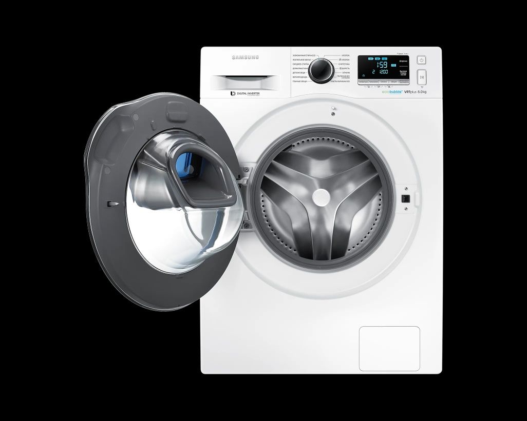 Premium Стиральная машина Samsung WW80K6210RW/LD 8 kg + tekin dostafka