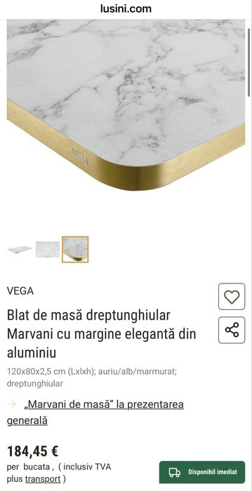 Blat masa 120x80 cm