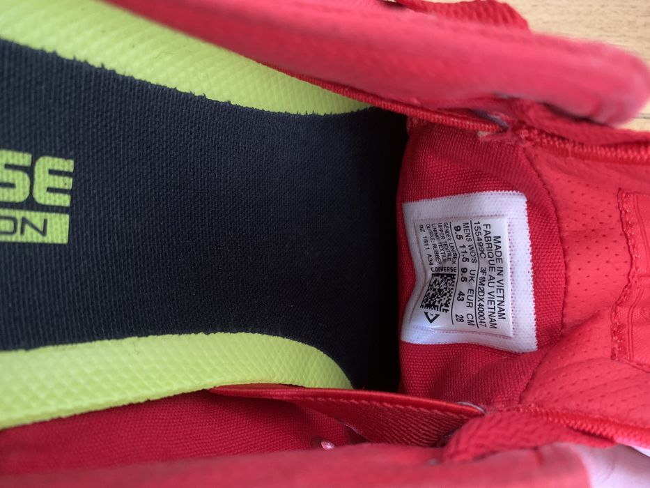 Converse All Star Chuck Tailor rosu nr. 43