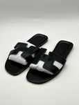 Hermes Slides Woman Black
