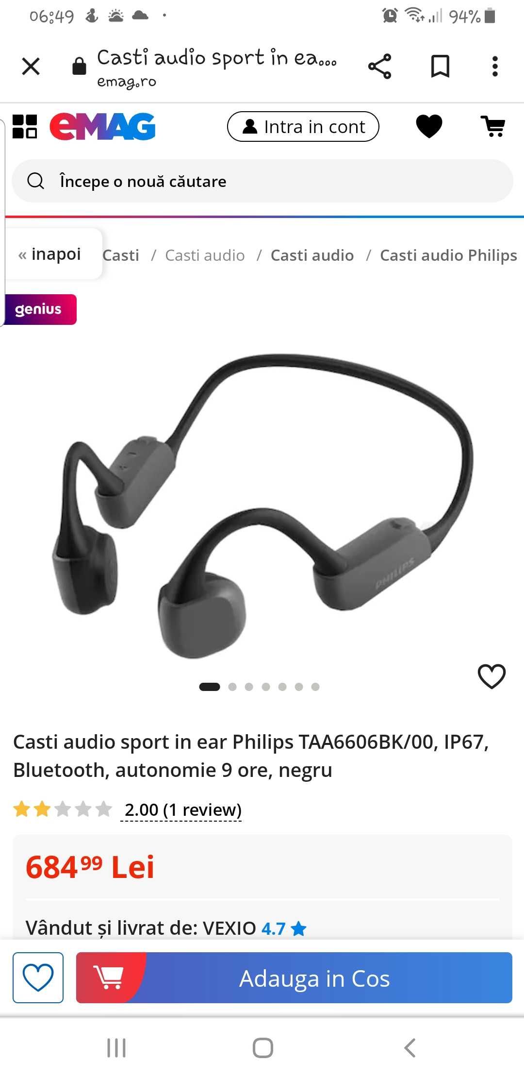 Casti audio Philips