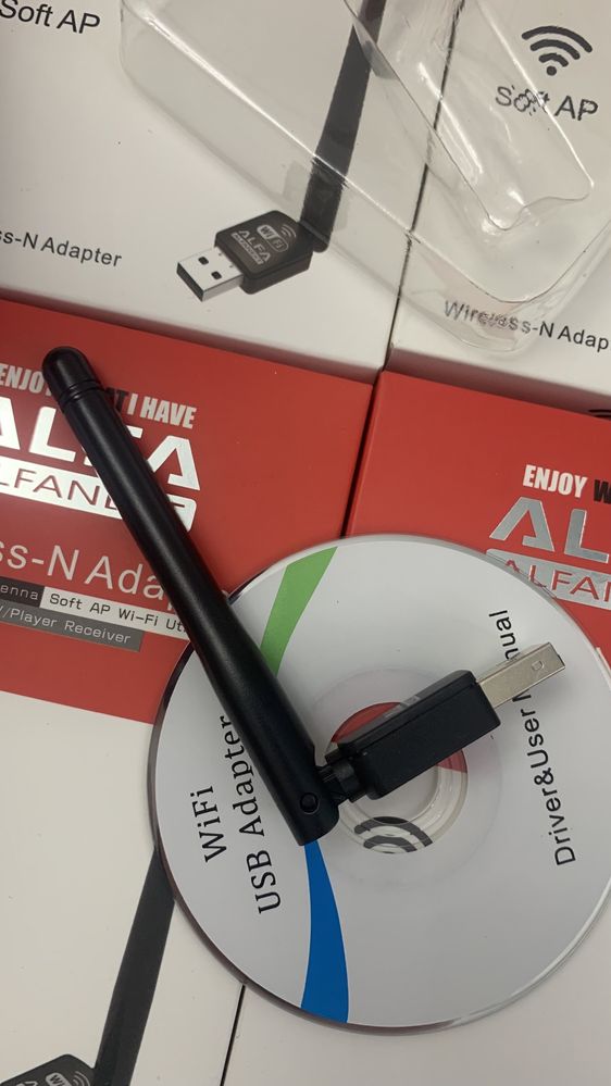 WiFi адаптер USB Wrieless-N Adapter с антенной вай фай/вайфай