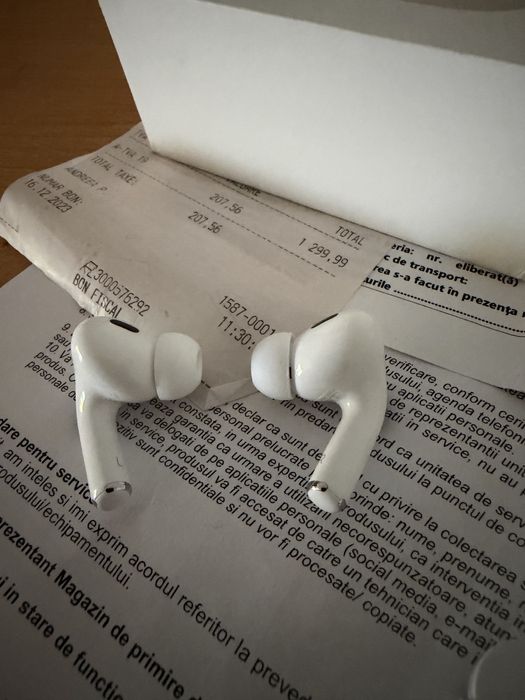 Airpods Pro 2 -Noi-Factura Garantie -Cutie -Cablu Inclus -