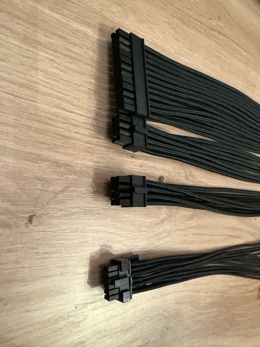 Set 4 Cabluri alimentare extensie PSU sursa PC AsiaHorse 12VHPWR,Pcie5