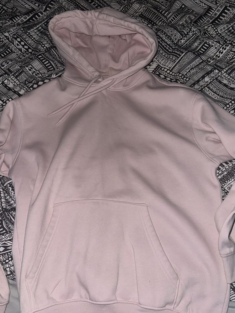 H&M розово hoodie S