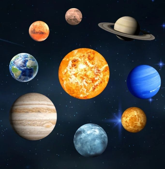 Sticker sistem solar fosforescent lumineaza noaptea 10 buc mediu