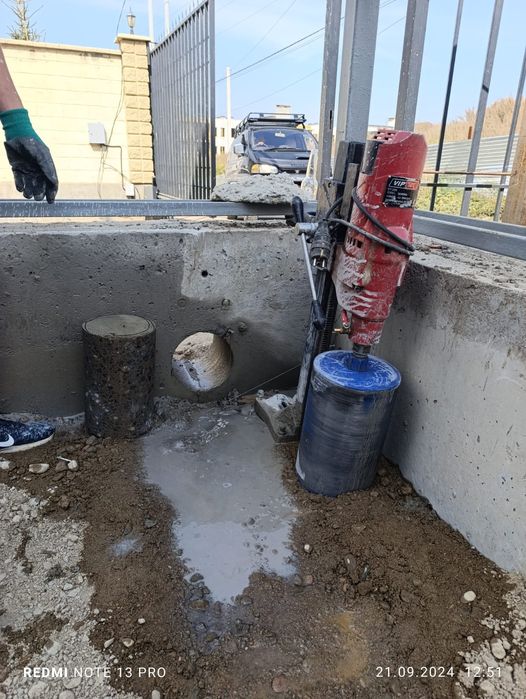 Алмазный резка бетон алмазной сверление бурение отверсте окна дверь