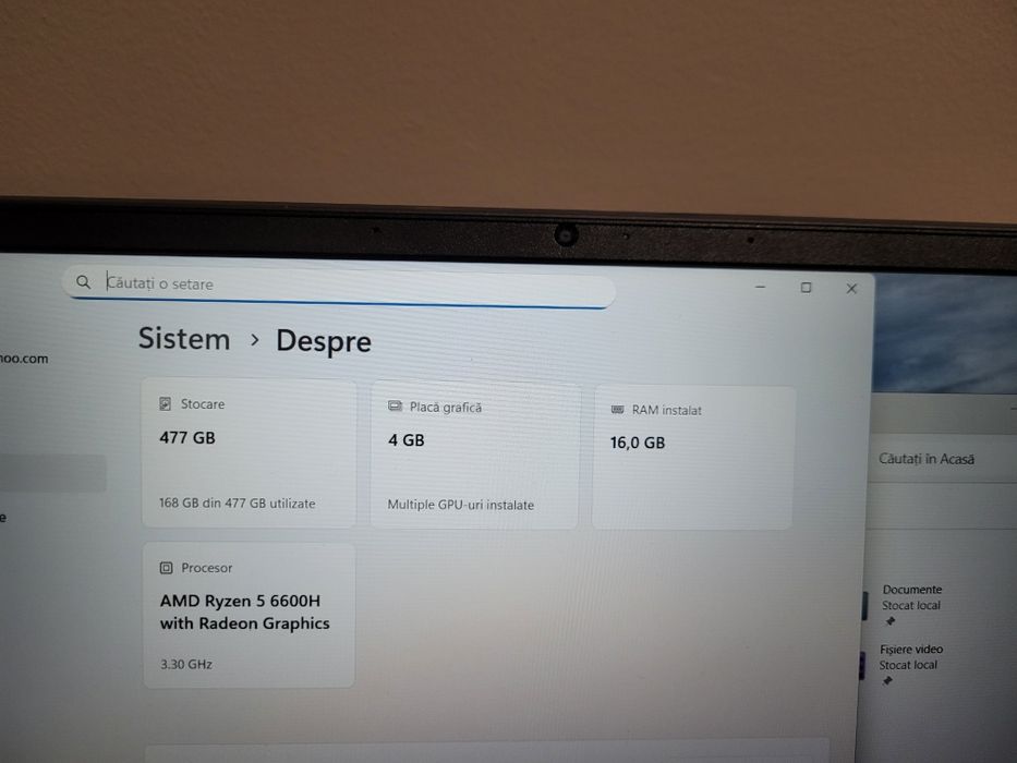 Vând laptop Victus by hp