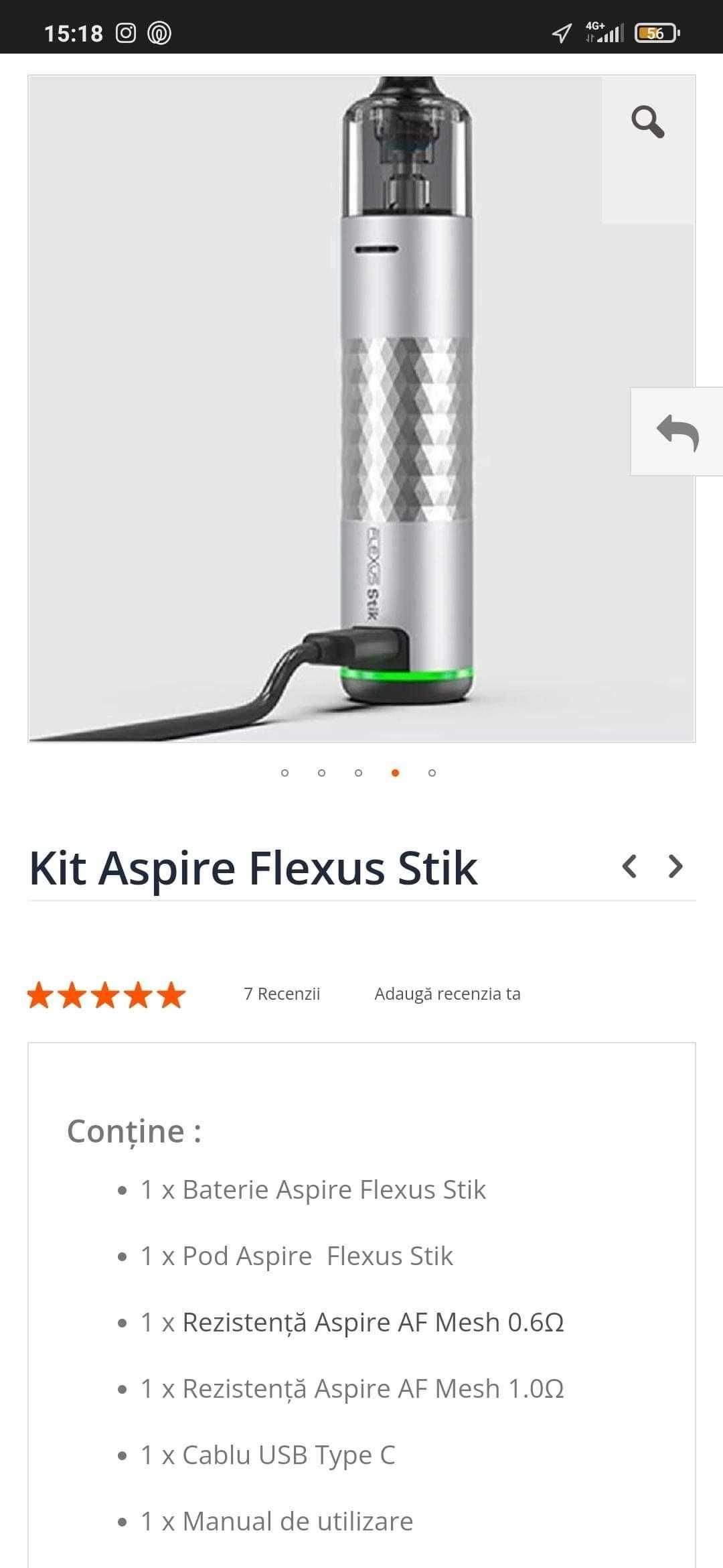 Kit aspire flexus stik nou