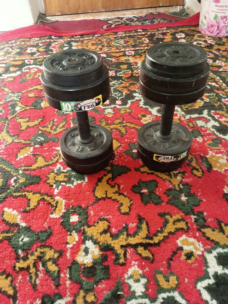 Gantel 10 kilolik 1 juft