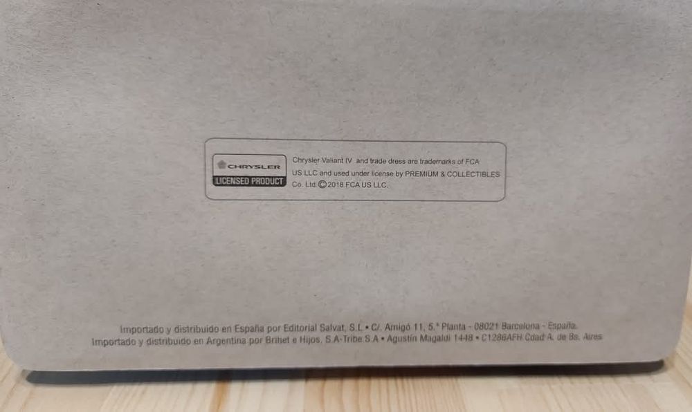 Chrysler Valiant IV. Цена: 25лв. (1/739). Мащаб 1:43, метал и